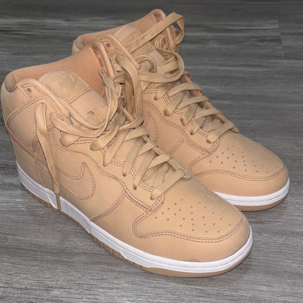Nike Beige High-Top Sneakers